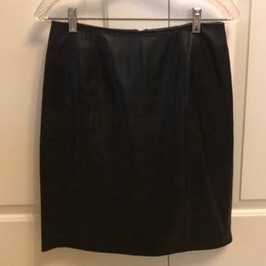 Leather Lambskin Skirt